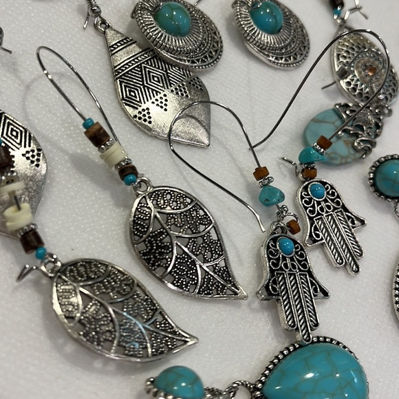 NWT 4 Pc Boho Bohemian earrings bundle lot - Picture 2 of 3